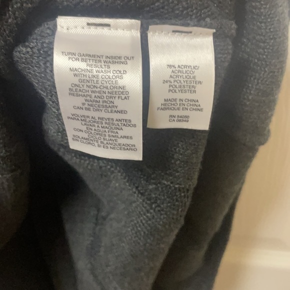 Nine West gray cable knit sweater dress - Picture 5 of 5